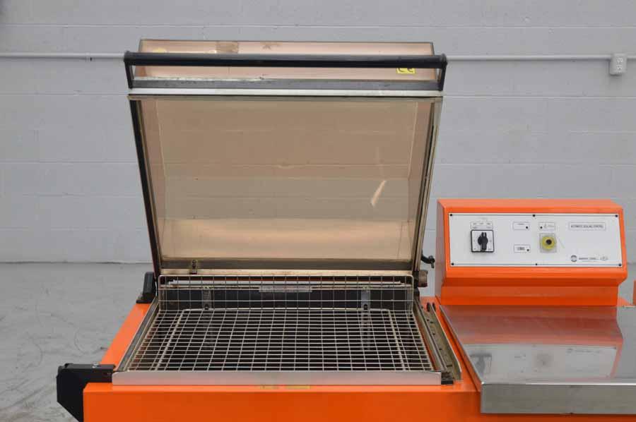 Lot #115: 1996 MiniPack FM 76 Semi-Automatic Shrink Wrap Machine - WireBids